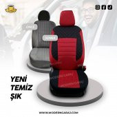 GOFRAJLI OTO KOLTUK KILIFI  BOYUN YASTIĞI KEMER KONFORU DİREKSİYON KILIFI AVANTAJLI SET thumbnail 4