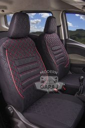 Modern Garaj Renault Megane 1-2-3, Fluence Uyumlu Gofrajlı Oto KoltuK Kılıfı Seti - 1