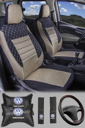 Modern Garaj Volkswagen Golf, Polo, Bora Gofrajlı Oto Koltuk Kılıfı Seti gofsetfume thumbnail 1