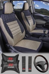 ModernGaraj Hyundaı Getz, Accent Era, Admire, Milenyum Uyumlu Gofrajlı Oto Koltuk Kılıfı GofSet - 1