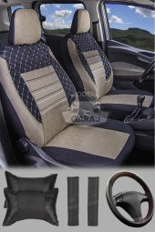 Modern Garaj Seat Leon, İbiza, Cordoba, Toledo Uyumlu Gofrajlı Oto Kılıf Seti - 1