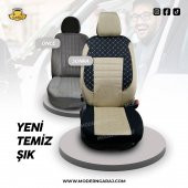 Oto Koltuk Kılıfı Krem Oto Kılıf Universal Kılıf - 2