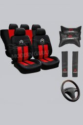 Citroen Koltuk Kılıfı Citroen Boyun Yastığı Citroen Kemer Pedi Citroen Dikmeli Direksiyon Kılıfı thumbnail 1