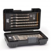 CAT DA03901 10 Parça Tungsten Karbür SDS-Plus Beton Matkap Uç Seti thumbnail 1