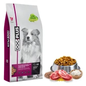 DogPlus Düşük Tahıllı Hipoalerjenik Kuzu Etli Pirinçli Yüksek Enerjili Yetişkin Köpek Maması 15 Kg - 1