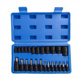 Brio Torx (Tork) Lokma Seti 1/2 1/4 3/8 25 Parça T8-T60 / E4 - E22 - 2