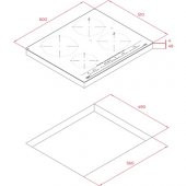 Teka IZC 64630 WH MST 60 cm Beyaz İndüksiyon Ocak - 5