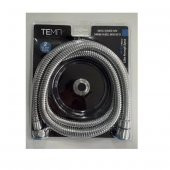 Tema 54102 Banyo Duş Hortumu Lüx Kromajlı Örgülü Spiral 180 cm - 2