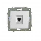 Ovivo Beyaz Numeris Telefon Prizi M+K  1*Rj11-623K 4 Kontak - 1