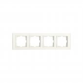 Ovivo Mina Beyaz Dörtlü Çerçeve - 1