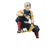 Anime Demon Slayer Tengen Uzui 17 cm Oturan Karakter Figür Oyuncak Biblo - 7