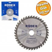 Ahşap MDF Mobilya Tahta Sunta Dolap Kesme Testeresi Metal Elmas Testere 210 mm 40 Diş - 1