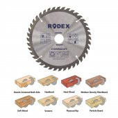 Ahşap MDF Mobilya Tahta Sunta Dolap Kesme Testeresi Metal Elmas Testere 210 mm 40 Diş - 3