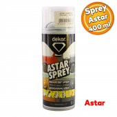 Dekor Ahşap Metal Cam Karton Plastik Pvc Yüzey Boya Öncesi Koruma Sprey Astar 400 ML KOD 677 - 1