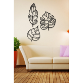 3lü Yapraklar Duvar Dekoru thumbnail 1