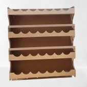 Hobi ADN 90257 Dekoratif Rafterek Dolap CNC Kesim Ahşap MDF HAM MODEL El Yapım - 7