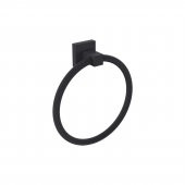 Duxxa Q1 Mat Siyah Yuvarlak Havluluk A.2717.S - 1