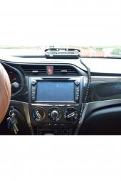 6 Ledli Çakar Lamba Vantuzlu Kırmızı-mavi Ikaz Lambası Çakmaklık Girişli - 2