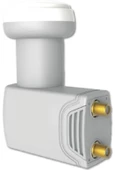 ncpline 2 ÇIKIŞ 2Lİ İKİLİ TWİN LNB ULTRA HD 3D 4K Twin 0,1 dB Altın GOLD - 1