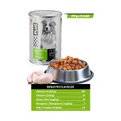 DogPlus Tavuklu Köpek Konservesi 415 Gr x 12 Adet - 1