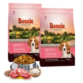 Bonnie Kuzu Etli ve Pirinçli Yetişkin Köpek Maması 2.5 Kg x 2 Adet - 1