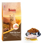 Bonnie Tavuklu Yetişkin Kedi Maması 10 Kg thumbnail 1