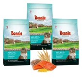 Bonnie Somonlu Kedi Maması 1,5 Kg x 3 Adet - 1