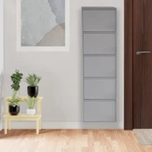 Gri Metal Ayakkabılık   MAC5 - 5 Kapaklı - 50X15X169 h - 2