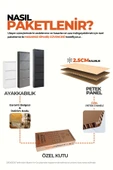 Gri Kilitli Metal Ayakkabılık   MAC5 - 5 Kapaklı - 50X15X169 h - 6