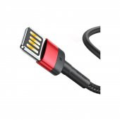Baseus CALKLF-G91 Cafule 2.4 A Lightning 1 Metre Şarj Kablosu Kırmızı - 4