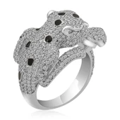 ​Gümüş Kaplan Figürlü Bayan Yüzük SL3392 thumbnail 7