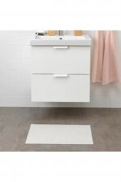 IKEA FINTSEN banyo paspası, beyaz, 40x60 cm - 3