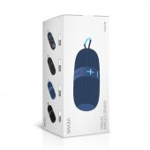 Shaza 16W Ekstra Bass Dahili Mikrofon, Aux, SD Kart, USB Girişli Wireless Hoparlör Mavi - 3