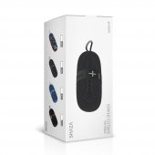 Shaza 16W Ekstra Bass Dahili Mikrofon, Aux, SD Kart, USB Girişli Wireless Hoparlör Gri - 3