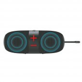 Shaza 16W Ekstra Bass Dahili Mikrofon, Aux, SD Kart, USB Girişli Wireless Hoparlör Siyah - 2