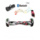 CityMate Elektrikli Kaykay Full Ledli Hoverboard Bluetooth Hoparlörlü 6.5 Inch Desenli Çanta Hediye - 6