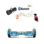 CityMate Elektrikli Kaykay Full Ledli Hoverboard Bluetooth Hoparlörlü 6.5 Inch Desenli Çanta Hediye - 11