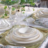 Schafer Tılsım Timeless Yemek Takımı 60 Parça-Gold - 9