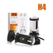 Mercekli Led Xenon H4 Şimşek Etkili Ultra Güçlü Işık Teknolojisi - 1
