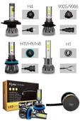 Slim Led Xenon Şimşek Etkili Mini Beyaz H8 Kapak Kapanma Garantili - 4