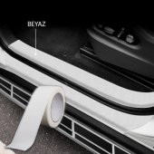 FRT Ottoman Kapı Çizik ve Koruma Bandı Çizik Önleyici Bant Kapı Koruma Beyaz 10 Metre x 7 Cm - 1