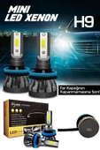 Slim Led Xenon Şimşek Etkili Mini Beyaz H9 Kapak Kapanma Garantili - 2