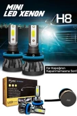 Slim Led Xenon Şimşek Etkili Mini Beyaz H8 Kapak Kapanma Garantili - 2