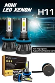 Slim Led Xenon Şimşek Etkili Mini Beyaz H11 Kapak Kapanma Garantili - 2