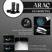 Mercekli Led Xenon H4 Şimşek Etkili Ultra Güçlü Işık Teknolojisi - 5