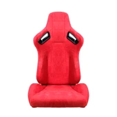 Spor Koltuk Recaro Model Alcantara Kırmızı 1 Takım 2 Adet - 2