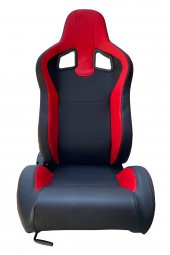 Mega Oto Market Spor Koltuk Deri Siyah Sarı Oto Yarış Koltuğu 1 Takım 2 Adet thumbnail 1