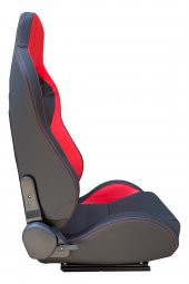 Mega Oto Market Spor Koltuk Deri Siyah Sarı Oto Yarış Koltuğu 1 Takım 2 Adet thumbnail 4