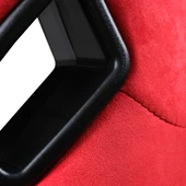 Spor Koltuk Recaro Model Alcantara Kırmızı 1 Takım 2 Adet - 5