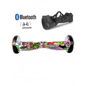 CityMate Elektrikli Kaykay Hoverboard Bluetooth Hoparlörlü 6.5 Inch Grafiti Desenli - 3